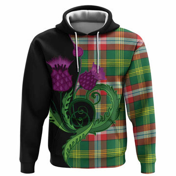 Northwest Territories Canada Tartan Hoodie Traditional Scottish Thistle