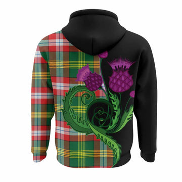 Northwest Territories Canada Tartan Hoodie Traditional Scottish Thistle