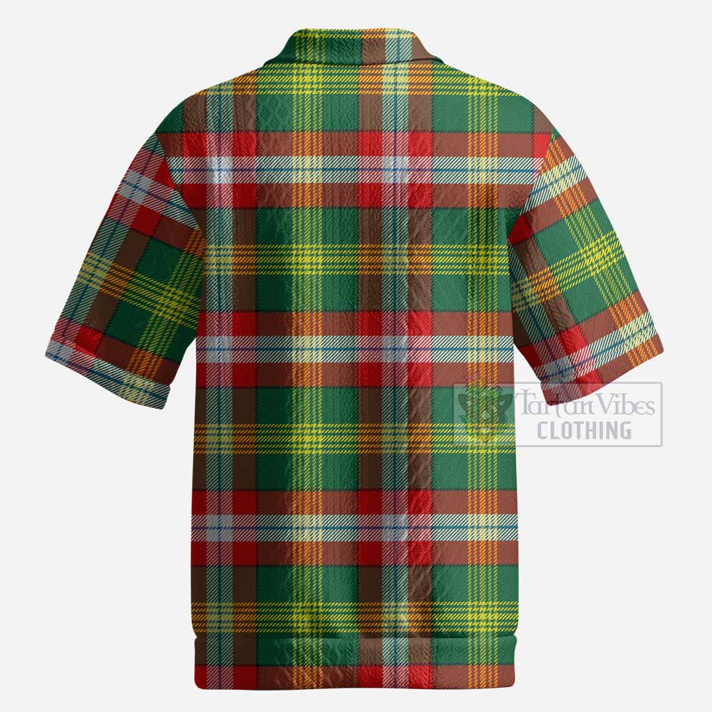 Northwest Territories Canada Tartan Men’s Polo Sweater Top