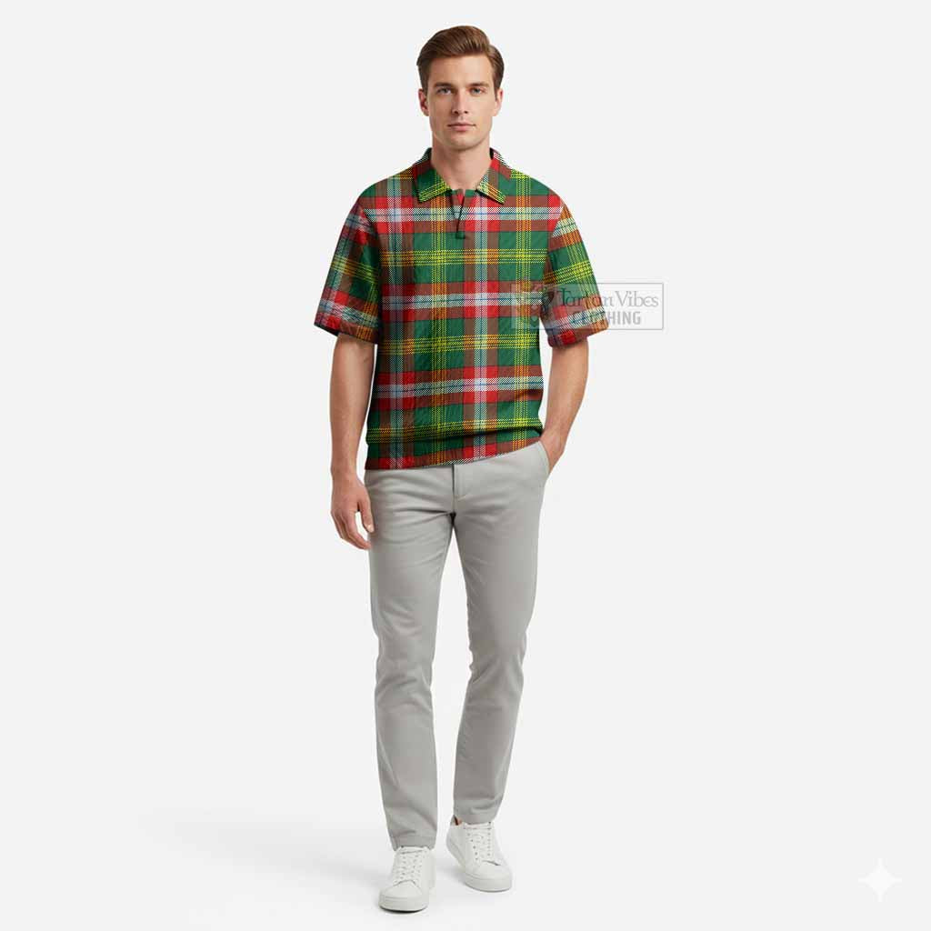 Northwest Territories Canada Tartan Men’s Polo Sweater Top
