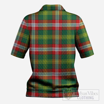 Northwest Territories Canada Tartan Women’s Polo Sweater Top