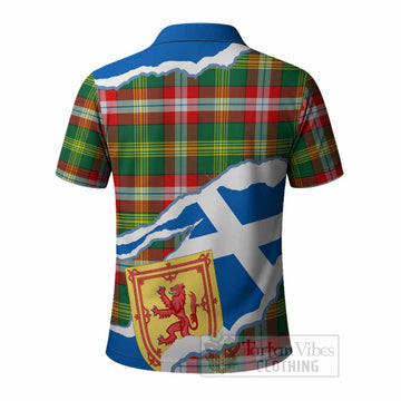 Northwest Territories Scotland Football Tartan Polo Shirt We'll Be Coming