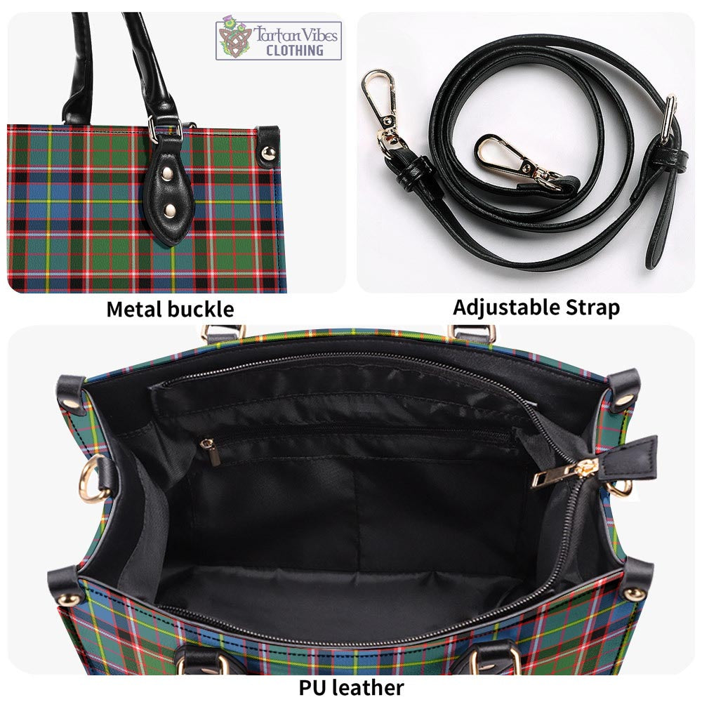 Norvel Tartan Luxury Leather Handbags - Tartan Vibes Clothing