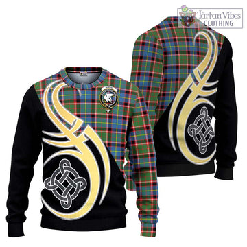 Norvel Tartan Ugly Sweater with Family Crest and Celtic Symbol Style Unisex - Tartan Vibes Clothing