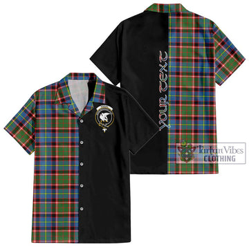 Norvel Tartan Hawaiian Shirt with Family Crest and Half Of Me Style Kid - Tartan Vibes Clothing