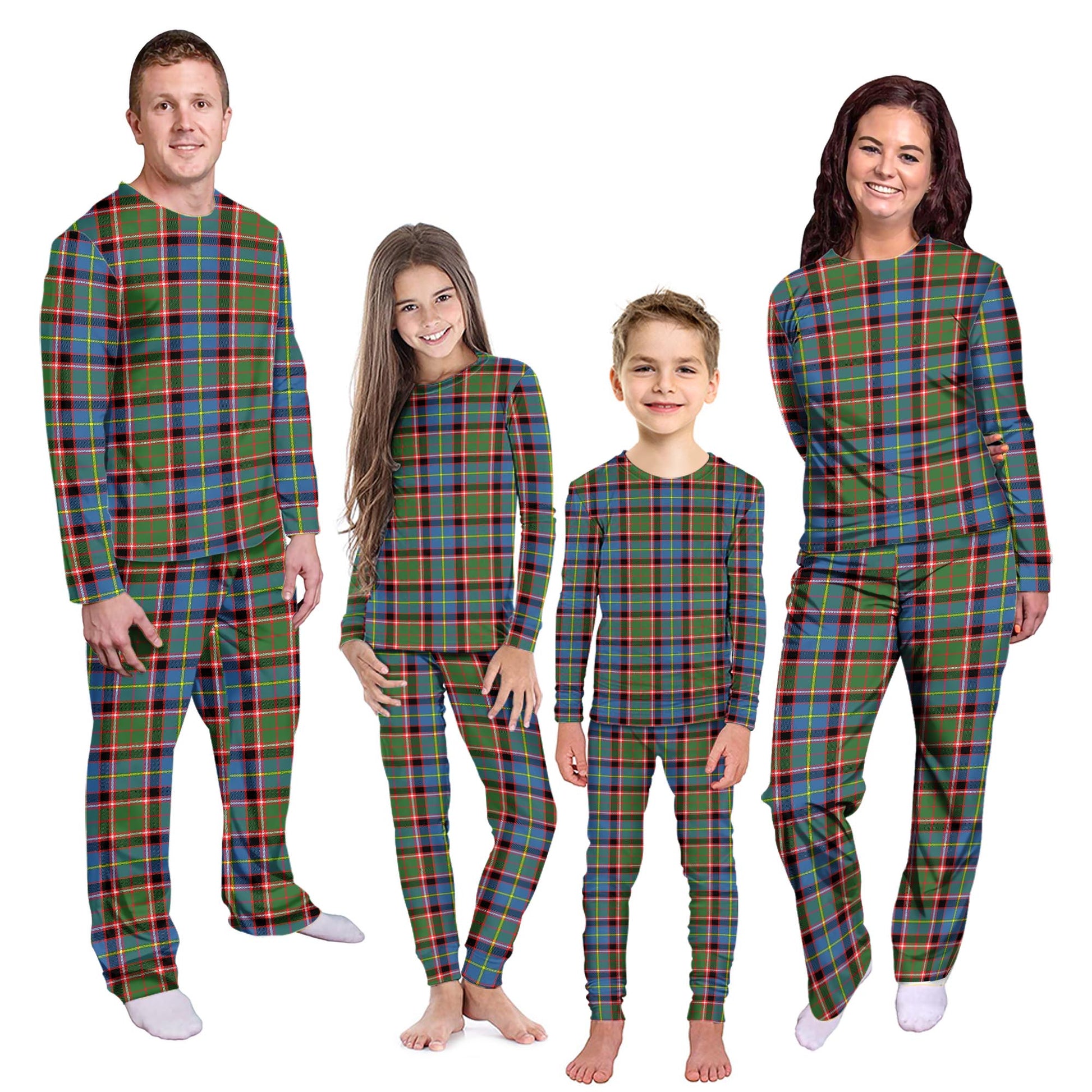 Norvel Tartan Pajamas Family Set Kid - Tartan Vibes Clothing