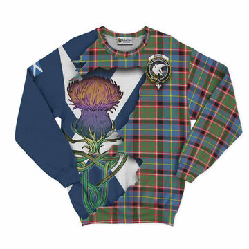 Norvel Tartan Family Crest Sweatshirt Scottish Thistle Celtic Inspired Unisex - Tartan Vibes Clothing