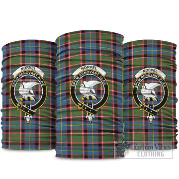Norvel Tartan Neck Gaiters, Tartan Bandanas, Tartan Head Band with Family Crest package One Size - Tartan Vibes Clothing