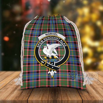 Norvel Tartan Christmas Santa's Bag with Family Crest - Tartan Vibes Clothing