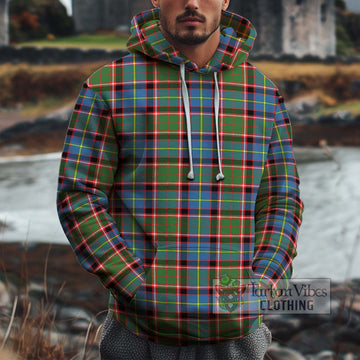 Norvel Tartan Cotton Hoodie Zip Hoodie - Tartan Vibes Clothing