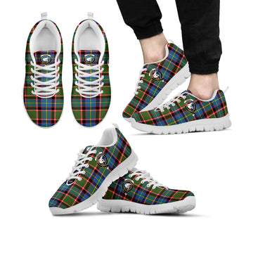 Norvel Tartan Sneakers with Family Crest
