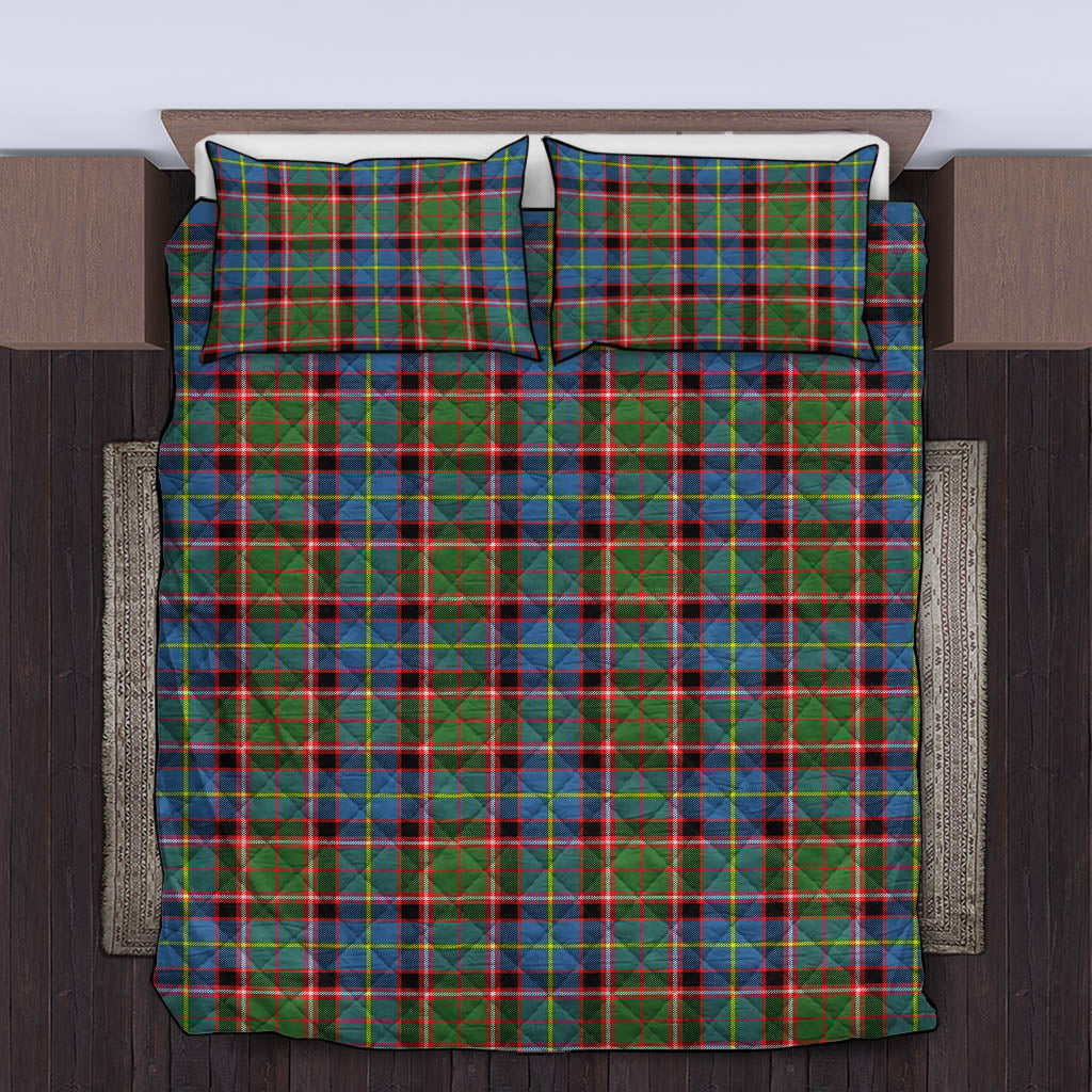 Norvel Tartan Quilt Bed Set King - Tartan Vibes Clothing