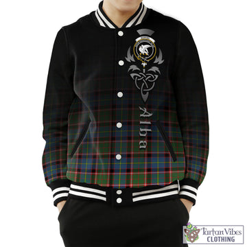 Norvel Tartan Baseball Jacket Featuring Alba Gu Brath Family Crest Celtic Inspired Unisex - Tartan Vibes Clothing
