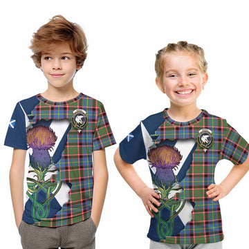 Norvel Tartan Family Crest Kid T-Shirt Scottish Thistle Celtic Inspired Youth XL Size14 - Tartan Vibes Clothing