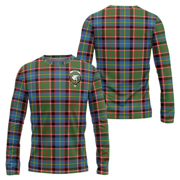 Norvel Tartan Long Sleeve T-Shirt with Family Crest Unisex - Tartan Vibes Clothing