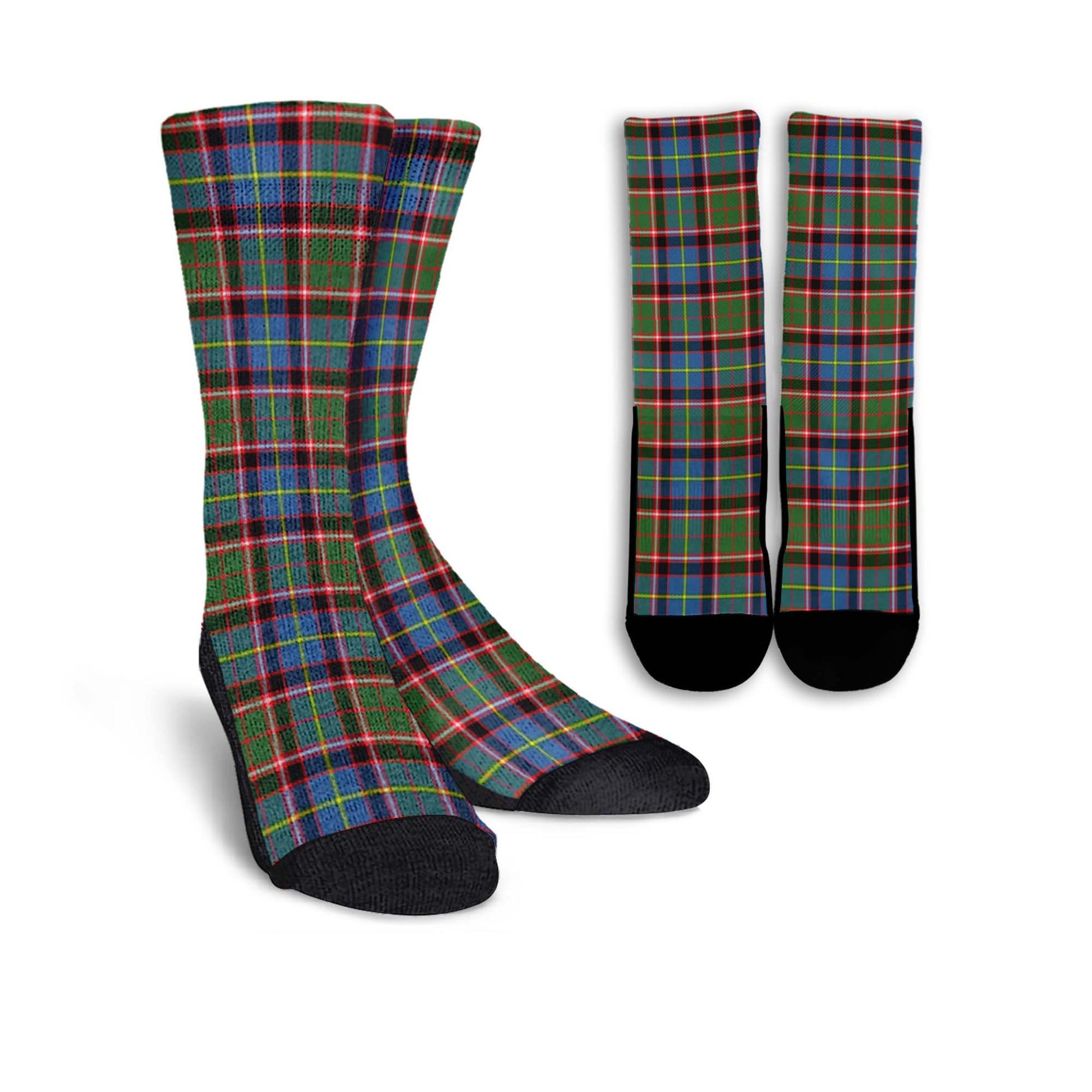Norvel Tartan Crew Socks Crew Socks - Tartan Vibes Clothing