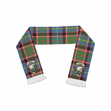 Tartan Vibes Clothing Norvel Tartan Ruffneck Scarf with Family Crest