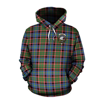 Norvel Tartan Cotton Hoodie with Family Crest Celtic Skull Style Pullover Hoodie XS - Tartan Vibes Clothing