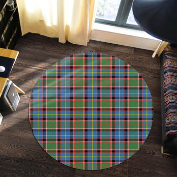 Norvel Tartan Round Rug Premium Round Rug - Tartan Vibes Clothing