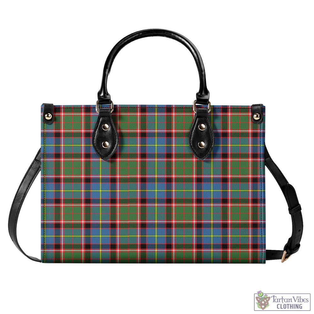 Norvel Tartan Luxury Leather Handbags L - Tartan Vibes Clothing