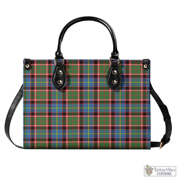Norvel Tartan Luxury Leather Handbags L - Tartan Vibes Clothing