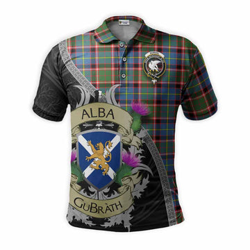Norvel Tartan Family Crest Polo Shirt Lion Rampant Royal Thistle Shield Celtic Inspired Kid - Tartan Vibes Clothing