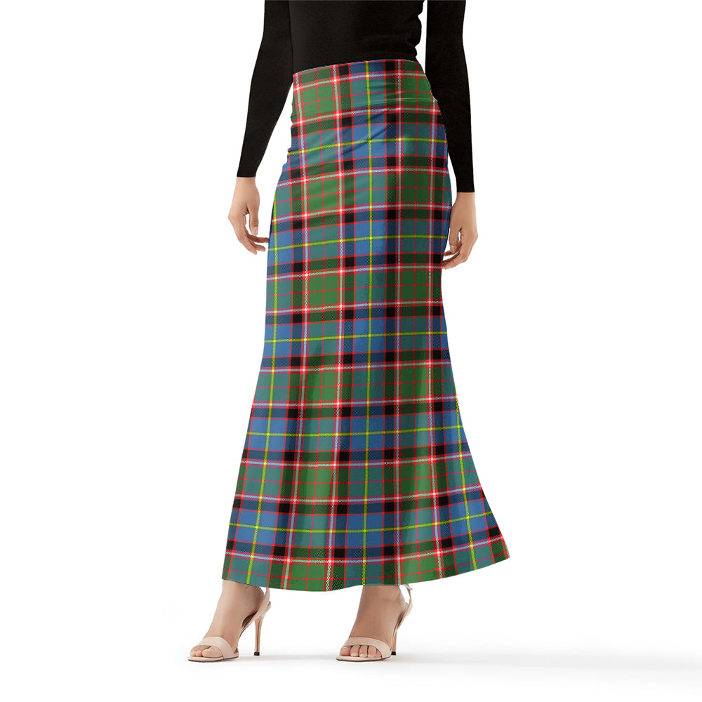 Norvel Tartan Womens Full Length Skirt Female - Tartan Vibes Clothing