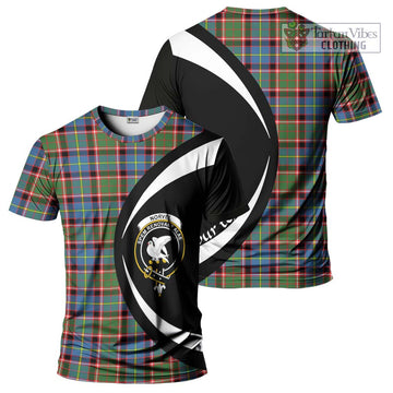 Norvel Tartan T-Shirt with Family Crest Circle Style Kid's Shirt - Tartan Vibes Clothing