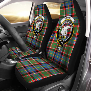 Norvel Tartan Car Seat Cover with Family Crest One Size - Tartan Vibes Clothing