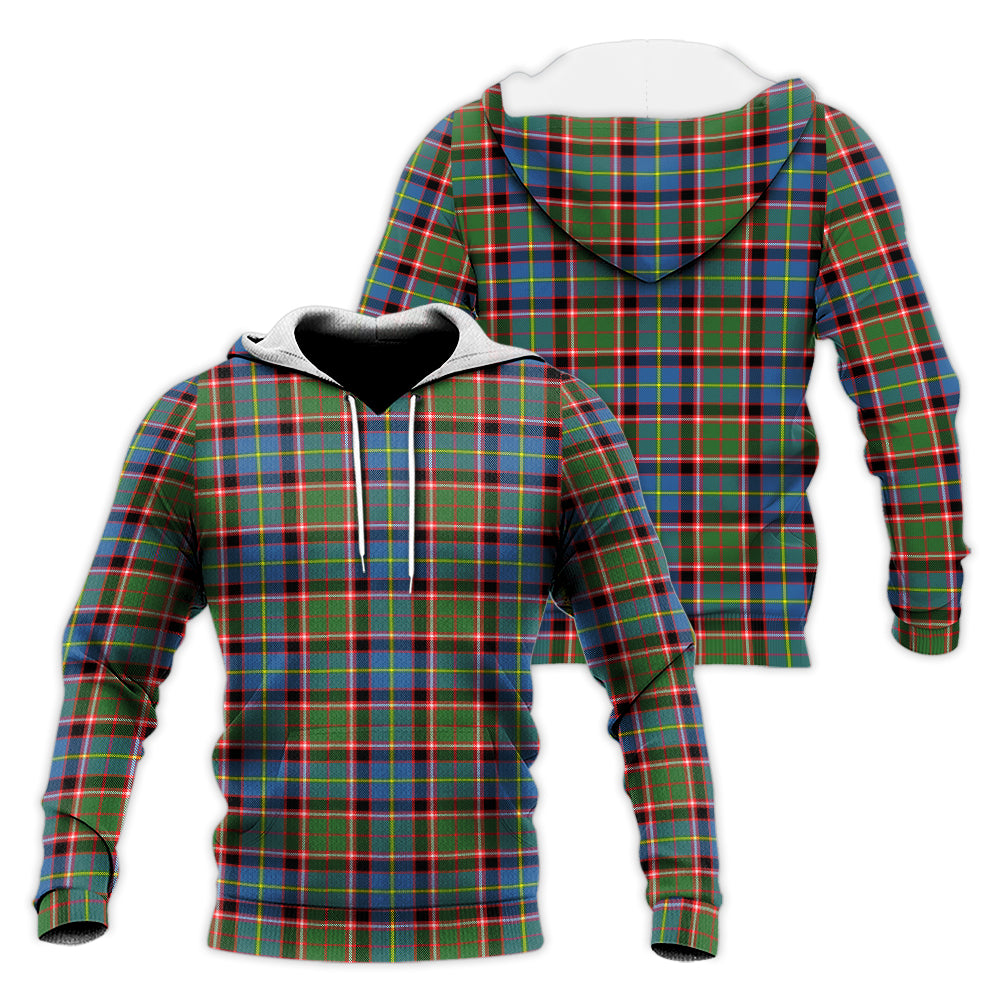 Norvel Tartan Knitted Hoodie Unisex - Tartan Vibes Clothing