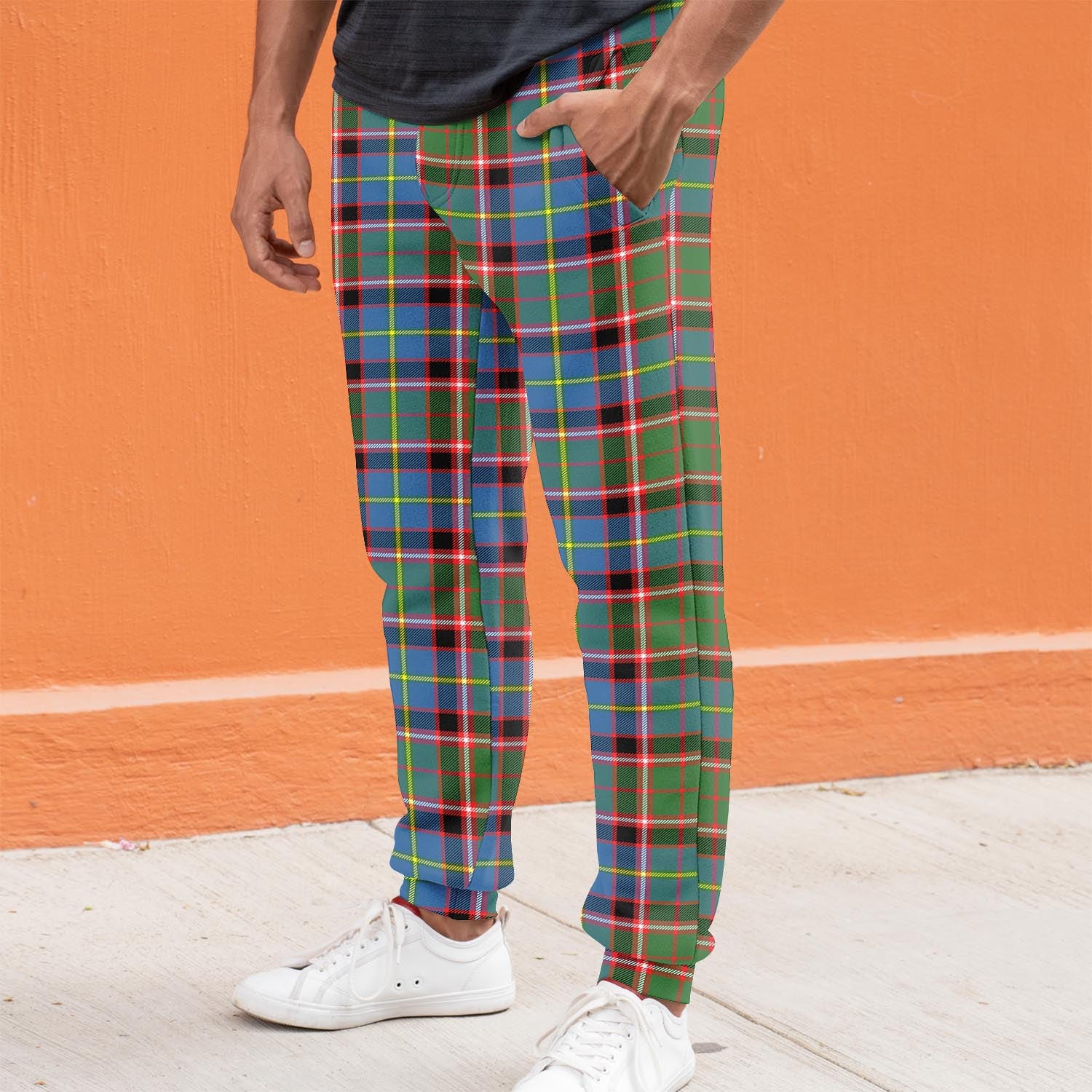 Norvel Tartan Joggers Pants S - Tartan Vibes Clothing