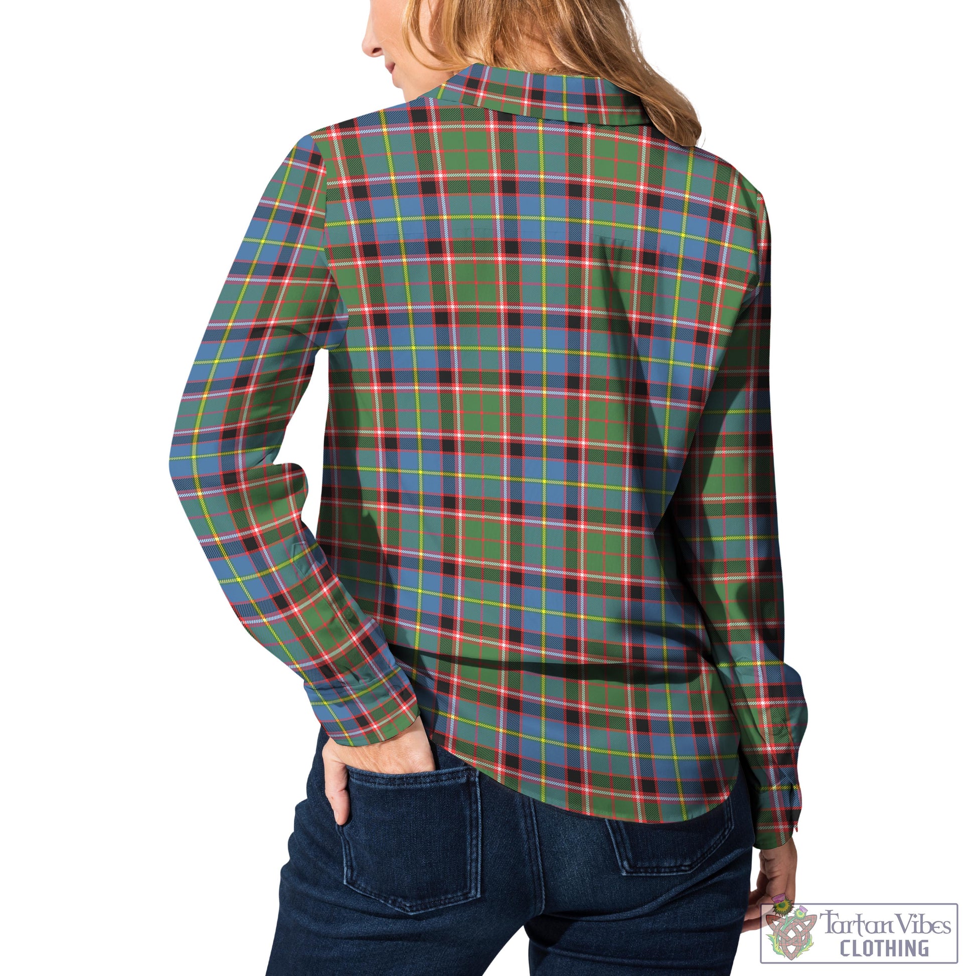 Norvel Tartan Women's Casual Shirt Female - Tartan Vibes Clothing