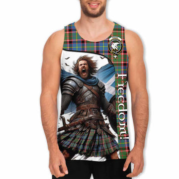 Norvel Crest Tartan Men's Tank Top Inspired by the Freedom of Scottish Warrior Men - Tartan Vibes Clothing