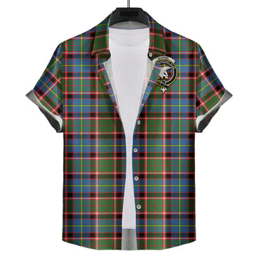 Norvel Tartan Hawaiian Shirt with Family Crest Kid - Tartan Vibes Clothing