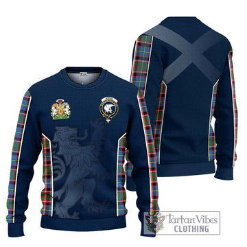 Norvel Tartan Ugly Sweater with Family Crest and Lion Rampant Vibes Sport Style Unisex - Tartan Vibes Clothing