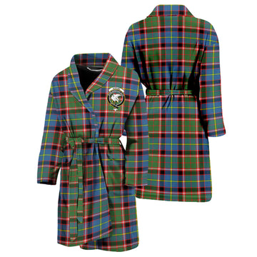 Norvel Tartan Bathrobe with Family Crest Unisex S - Tartan Vibes Clothing