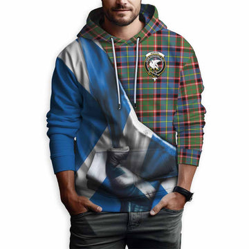 Norvel Tartan Hoodie with Family Crest Scotland Patriotic Style Pullover Hoodie - Tartan Vibes Clothing