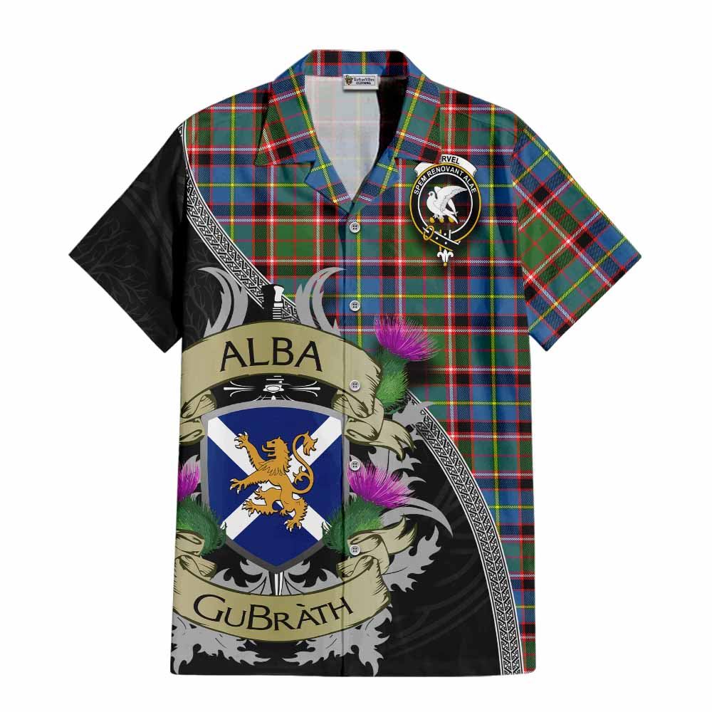 Norvel Tartan Family Crest Hawaiian Shirt Lion Rampant Royal Thistle Shield Celtic Inspired Kid - Tartan Vibes Clothing