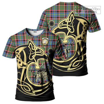 Norvel Tartan T-Shirt with Family Crest Celtic Wolf Style Kid's Shirt - Tartan Vibes Clothing