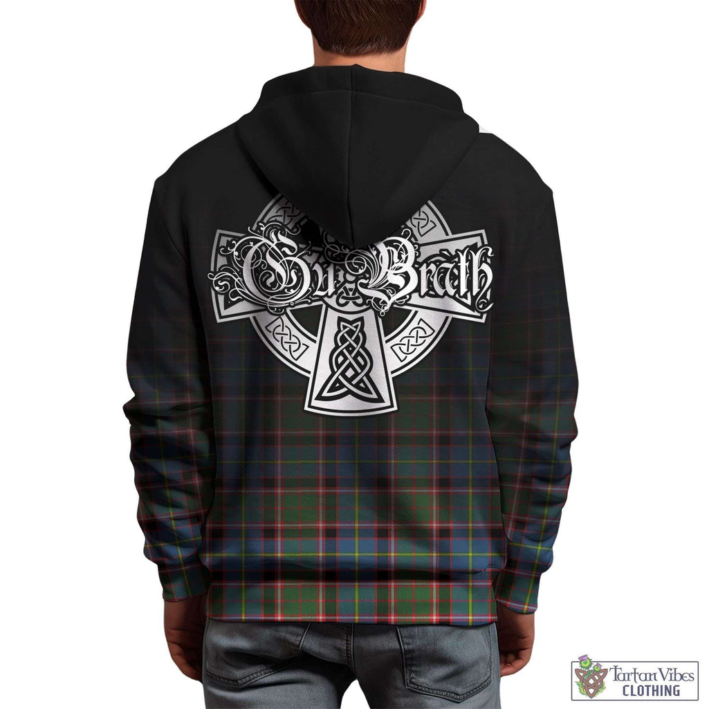 Norvel Tartan Hoodie Featuring Alba Gu Brath Family Crest Celtic Inspired - Tartan Vibes Clothing