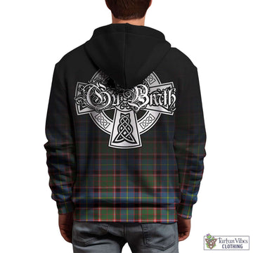Norvel Tartan Hoodie Featuring Alba Gu Brath Family Crest Celtic Inspired - Tartan Vibes Clothing