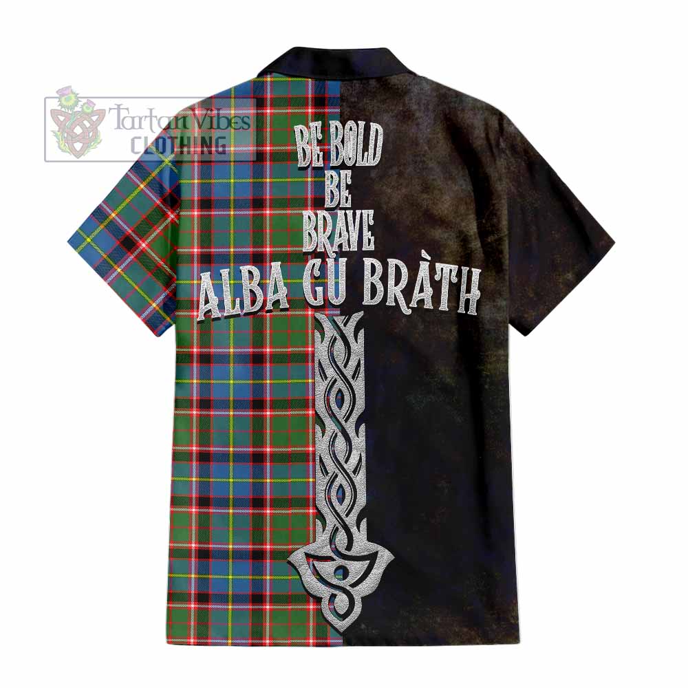 Norvel Tartan Family Crest Hawaiian Shirt Alba Gu Brath Be Brave Lion Ancient Style - Tartan Vibes Clothing