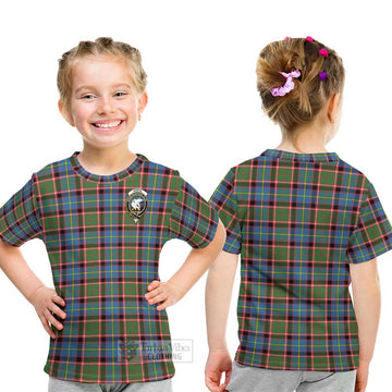Norvel Tartan Kid T-Shirt with Family Crest - Tartan Vibes Clothing