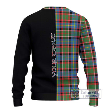 Norvel Tartan Ugly Sweater with Family Crest and Half Of Me Style - Tartan Vibes Clothing