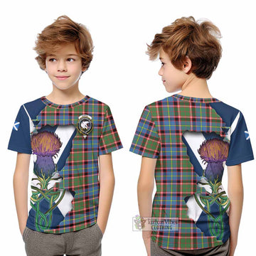 Norvel Tartan Family Crest Kid T-Shirt Scottish Thistle Celtic Inspired - Tartan Vibes Clothing