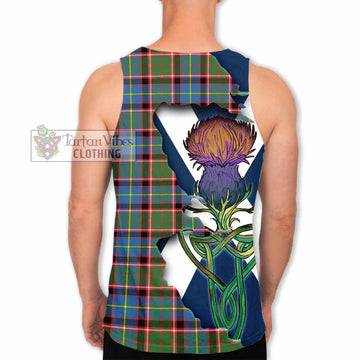 Norvel Tartan Family Crest Men's Tank Top Scottish Thistle Celtic Inspired - Tartan Vibes Clothing