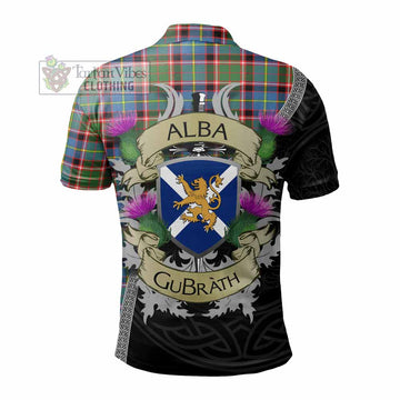 Norvel Tartan Family Crest Polo Shirt Lion Rampant Royal Thistle Shield Celtic Inspired - Tartan Vibes Clothing