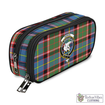 Norvel Tartan Pen and Pencil Case with Family Crest - Tartan Vibes Clothing