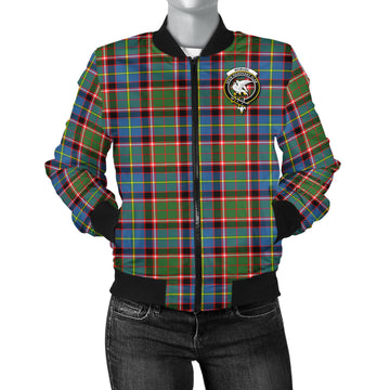 Norvel Tartan Bomber Jacket with Family Crest - Tartan Vibes Clothing