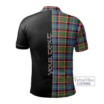 Norvel Tartan Polo Shirt with Family Crest and Half Of Me Style - Tartan Vibes Clothing